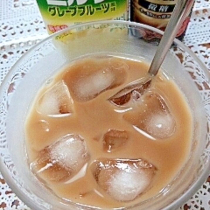 【キレイ応援朝食】アイス☆ザバスきなこカフェオレ♪